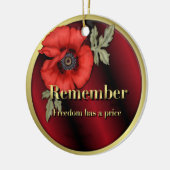 Onthoud Poppy Keramisch Ornament (Links)