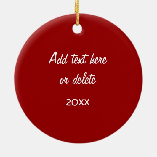 Onthoud Poppy Keramisch Ornament (Achterkant)