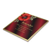 Onthoud Poppy Tegeltje (Zijkant)
