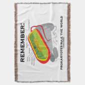 Onthoud: Prokaryotes regelt de wereldmicrobiologie Deken (Voorkant Verticaal)