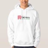 Onthoud Quote rood groen | Wit Mannen Hoodie (Voorkant)