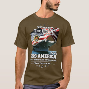 ONTHOUD USS America CVACV66 Veterans T-shirt