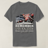 ONTHOUD USS Raleigh CL7 scout cruiser marine veter T-shirt (Design voorkant)
