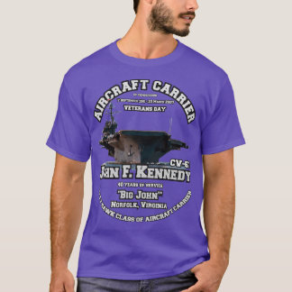 ONTHOUD Veterans USS John Kennedy CV67 T-shirt