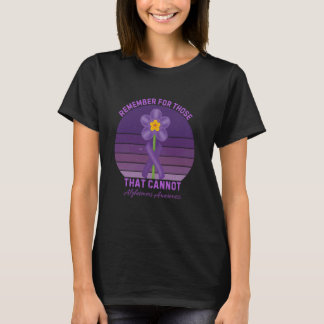Onthoud voor degenen die Alzheimer niet kunnen T-shirt
