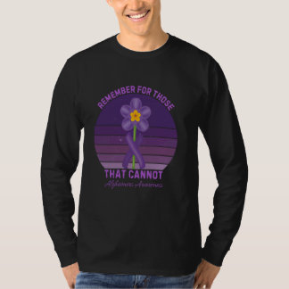 Onthoud voor degenen die Alzheimer niet kunnen T-shirt