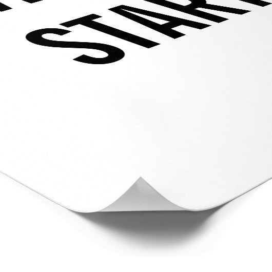 Onthoud waarom je bent begonnen poster (Hoek)