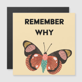 Onthoud waarom Vlinder Magnetische Kaart Magnetische Uitnodiging
