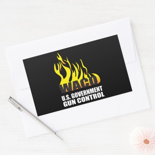 Onthoud Waco Rechthoekige Sticker (Envelop)