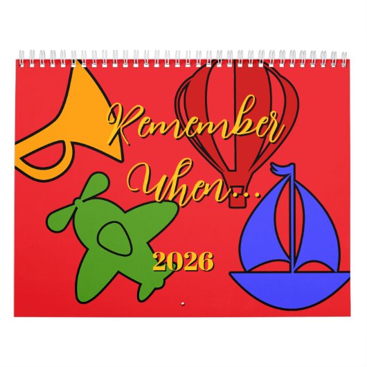 Onthoud wanneer... 2026 kalender (Hoes)