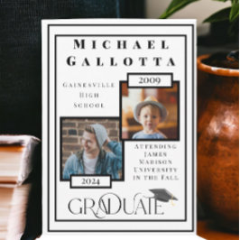 Onthoud wanneer 2 foto's feiten Afstuderen Kaart