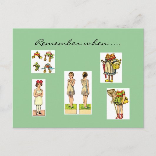 Onthoud wanneer  Briefkaarten (Voorkant)