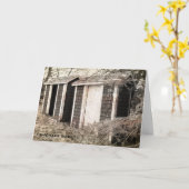 Onthoud wanneer, mijn oude vriend kaart (Gele Bloem)