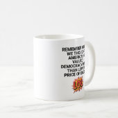 Onthoud wanneer we dachten dat de prijs lager was koffiemok (Voorkant rechts)