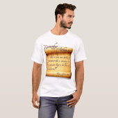 Onthoud wat je vaders zeiden: Thomas Jefferson T-shirt (Voorkant volledig)