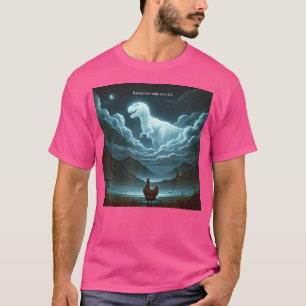 Onthoud wie je dinosauruskip bent t-shirt