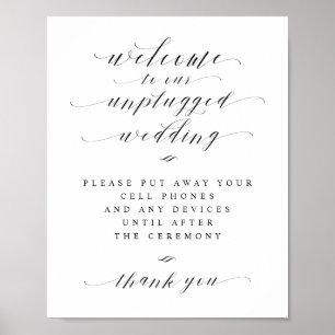 Onthoude Huwelijks Calligrafie Script Welkom Bord Poster