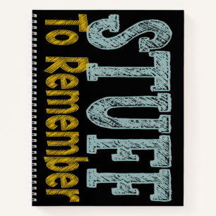 Onthouden Notitieboek