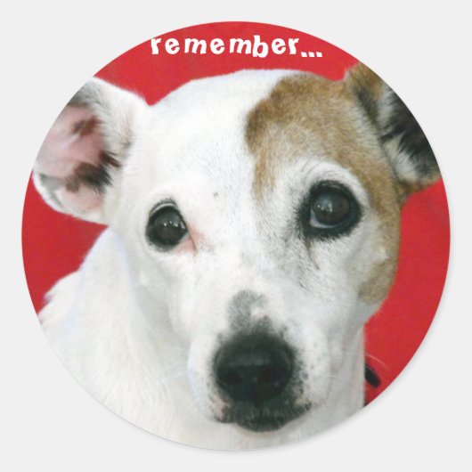 onthouden... ronde sticker (Voorkant)
