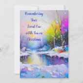 Onthouden van uw geliefde een kerst Kaart (Voorkant)