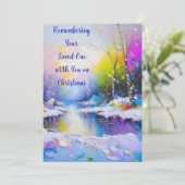 Onthouden van uw geliefde een kerst Kaart (Staand voorkant)