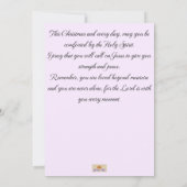 Onthouden van uw geliefde een kerst Kaart (Achterkant)