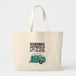 onthouding geluk grote tote bag