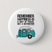 onthouding geluk ronde button 5,7 cm (Voorkant)