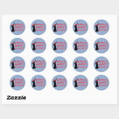 Onthul de rechten van moslimvrouwen ronde sticker (Vel)