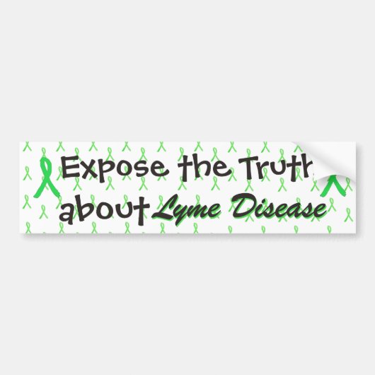 Onthul de waarheid over Lyme ziekte bumpersticker (Voorkant)