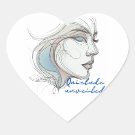 onthuld hart sticker