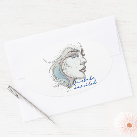 onthuld ovale sticker (Envelop)