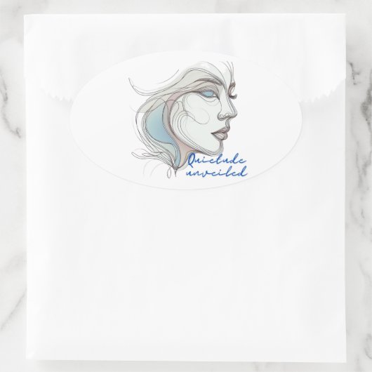 onthuld ovale sticker (Tas)