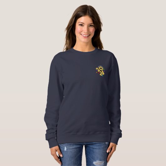 Onthulling Nieuw Jaar 2024 | Dames sweatshirt (Voorkant volledig)