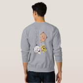 Onthulling Nieuwjaar 2024 | Heren Sweatshirt (Achterkant volledig)