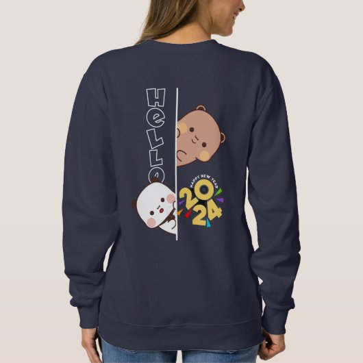 Onthulling Nieuwjaar van 2024 | Dames sweatshirt (Achterkant)