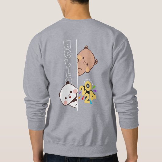 Onthulling Nieuwjaar van 2024 | Mannen sweatshirt (Achterkant)