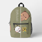 Onthulling Nieuwjaar van 2024 | Print gesneden naa Bedrukte Rugzak (Voorkant)