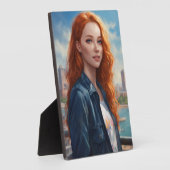 "Onthulling van de rauwe emoties: ontspoorde werke Fotoplaat (Zijkant)