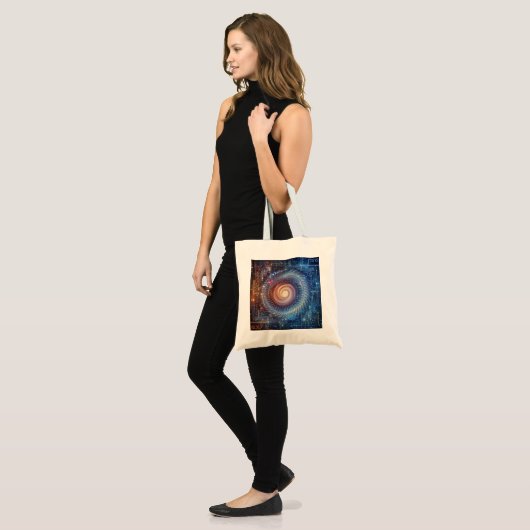Onthulling van het digitale domein tote bag (Voorkant (model))