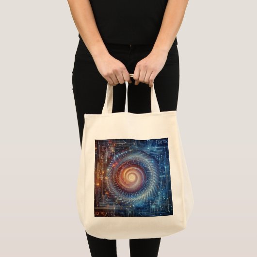 Onthulling van het digitale domein tote bag (Voorkant (product))
