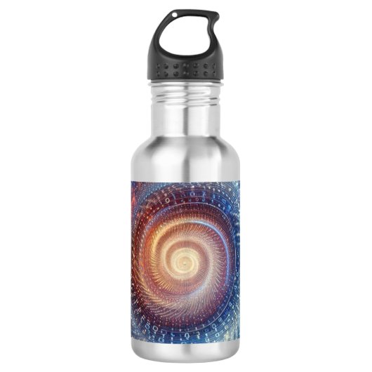 Onthulling van het digitale domein waterfles  (Voorkant)