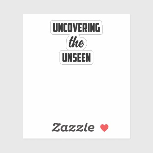 Onthulling van het ongeziene: Mystery Solver Detec Sticker (Vel)