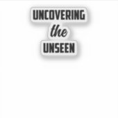 Onthulling van het ongeziene: Mystery Solver Detec Sticker (Voorkant)