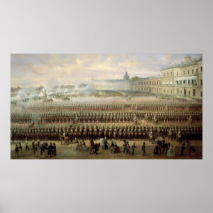 onthulling van het Paul I-gedenkteken in Gatchina Poster