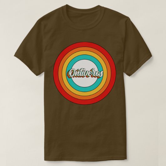 Ontiveros Naam Shirt Ontiveros Circle (Design voorkant)