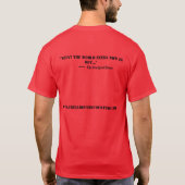 Ontken de waarheid niet t-shirt (Achterkant)
