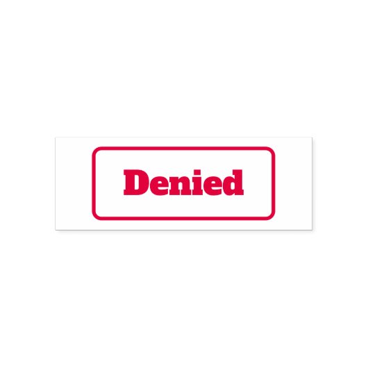 Ontkende Kantoor Business Stamp Self Inking Zelfinktende Stempel (Design)