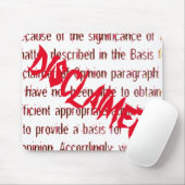 "Ontkenning van Advies " Muismat (Met muis)