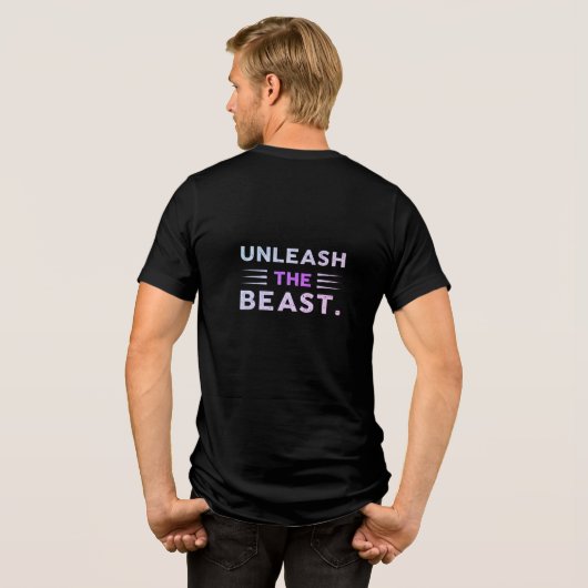 Ontketen de beste Tri-Blend shirt (Achterkant volledig)